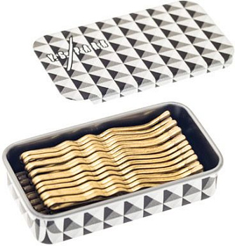 Невидимки для волос Y.S.PARK YS-806, с 3 волнами, 50 мм, 30 шт., золотые