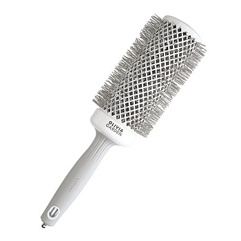 Термобрашинг Olivia Garden EXPERT BLOWOUT SPEED XL Wavy Bristles White&Grey ID2027/OGBCI55 XL, 55 мм