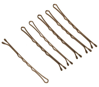 Невидимки для волос Dewal SLN60V-3/200 волна в коробке 200 г, 60 мм