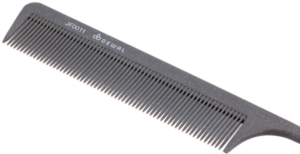 Фото Гребень для волос Dewal JF0011 с хвостиком, 20 см (Гребни)