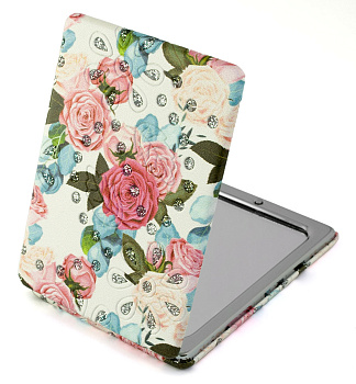 Зеркало компактное Weisen WSPK-141-3 Розы, прямоугольное, 8,5х6,2 см