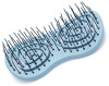 Фото Щётка массажная Dewal Beauty Eco-Friendly DBEF35-light blue с нейлоновым штифтом, форма бабочка (Расчёски и щётки)