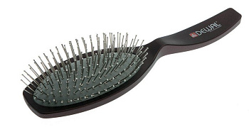 Расчёска массажная Dewal BR6306 COFFEE металлический штифт