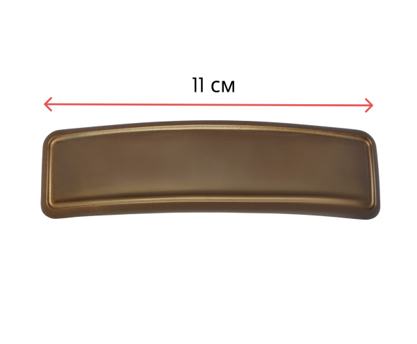 Фото Заколка-автомат для волос Weisen WSAN-85-4 бежевая, матовая, широкая, 1 шт. (Заколки)