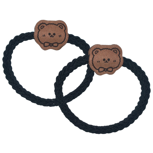 Фото Резинки для волос Weisen WSAN-2277 Тедди, черные, 2 шт. (Резинки)