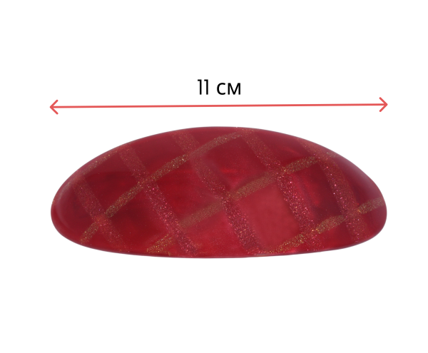 Фото Заколка-автомат для волос Weisen WSRJ-462-1 Перламутр, бордовая, 1 шт. (Заколки)