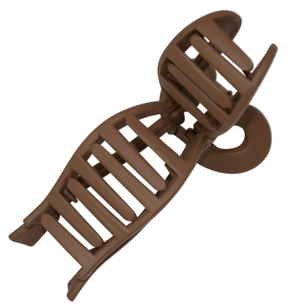 Фото Заколка-краб для волос Weisen WSRS-1105 Мокко, матовый, 1 шт. (Заколки)