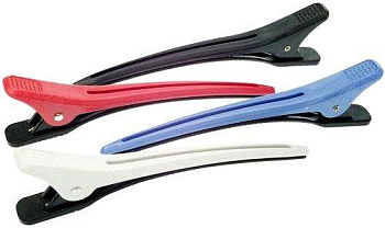 Зажимы для волос Dewal JB0022 12,4 см, 4 шт.