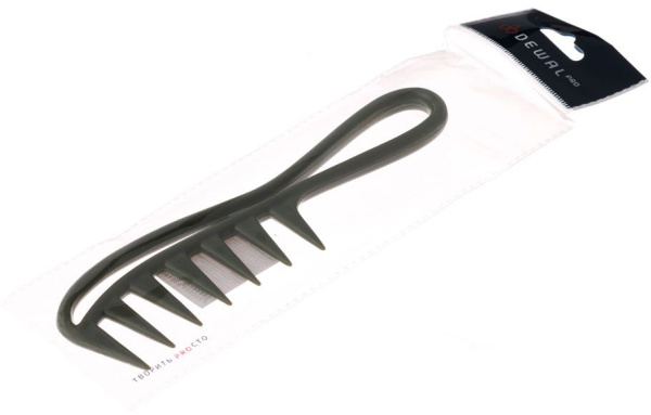 Фото Гребень моделирующий Dewal CO-6841OLIVE, с ручкой, 18 см (Гребни)