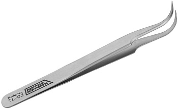 Пинцет для наращивания ресниц Nippon Nippers NN_TL-02, изогнутый, 115 мм