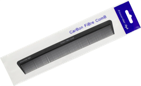 Фото Гребень для волос Alexander Style CF52, карбоновый (Гребни)