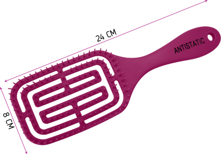 Фото Расческа продувная Weisen WS-2021B красная (Расчёски и щётки)