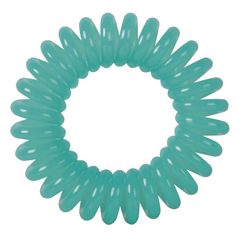 Резинки для волос Dewal Beauty DBR017 пружинка светло зелёные, 3 шт.