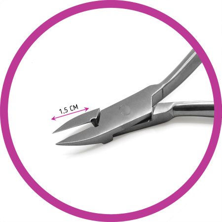 Фото Кусачки для педикюра Weisen RRK-1010 на пружине,17 мм (Кусачки для педикюра)