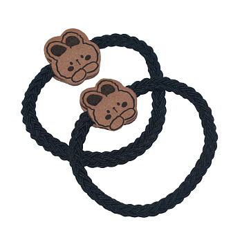 Резинки для волос Weisen WSAN-2278 Банни, черные, 2 шт.