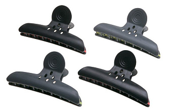 Зажим для волос Dewal CL2207 бабочка 10 см, 4 шт.