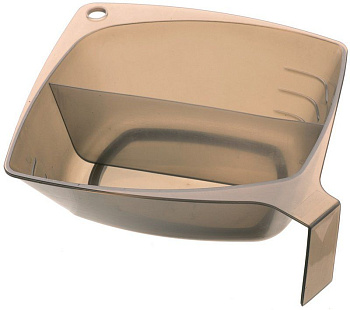 Чаша для краски Dewal T-1222 с резинкой на дне с перегородкой, 2 х 300 мл