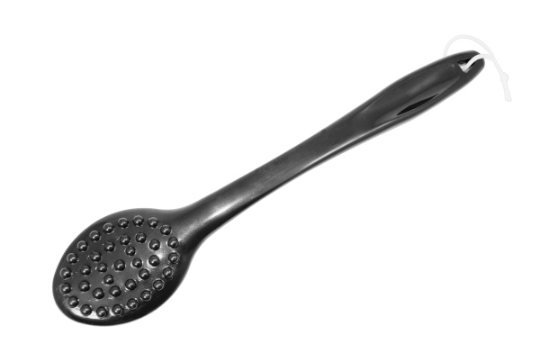 Фото Щетка для тела Weisen  PA03017 Black массажная, овальная, 37 см, черная (Щётки для тела)