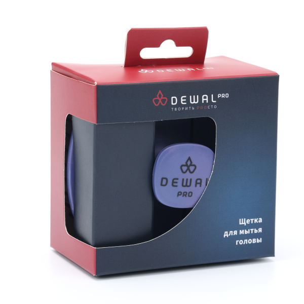 Фото Щетка для мытья головы DEWAL New Flexi BRZ8812 синяя (Расчёски и щётки)