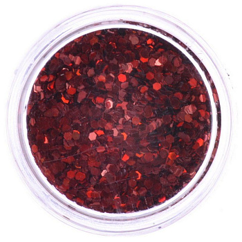 Пыль для дизайна ногтей Yoko Y 8249-1/24, красный