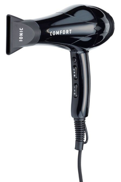 Фото Фен Dewal Beauty HD1004-Black Comfort Black 2200 Вт, 1 насадка (Фены)