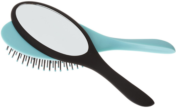 Фото Щетка массажная Дуэт Dewal Beauty DBD-1 овальная с нейлоновым штифтом (Расчёски и щётки)